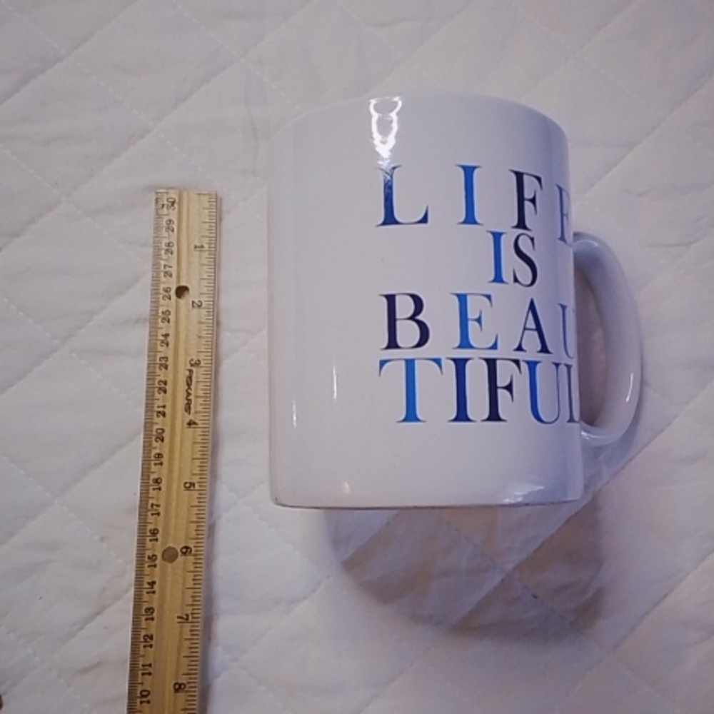 Life Is Beautiful Coffee Mug - Picture 2 of 2